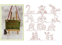 Stickserie - Motivborte Weihnachten E2E